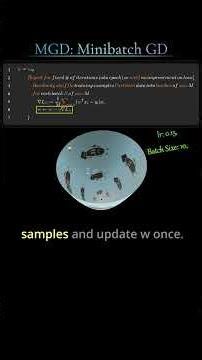 Mini-Batch Gradient Descent | Visual Explanation #manim #machinelearning#Mini-Batch