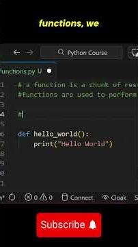 Calling Functions in Python #pythontutorial #coding