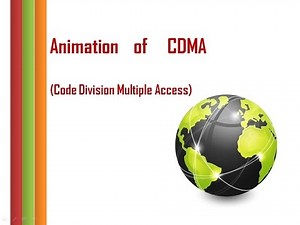 Animation of CDMA (Code Division Multiple Access) : Direct Sequence Spread Spectrum