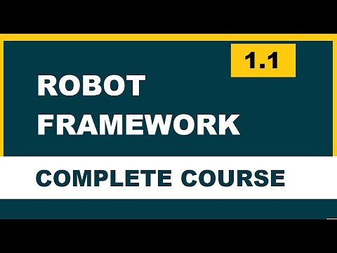 1.1 Robot framework (Selenium) | Introduction