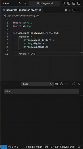 Easy Python Password Generator for Beginners!
