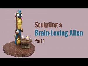 Creating an Alien with Polymer Clay | Making-of by Clayziness