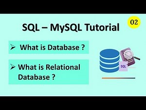 What is Database | What is Relational Database | SQL Tutorial for Beginners | MySQL Tutorial