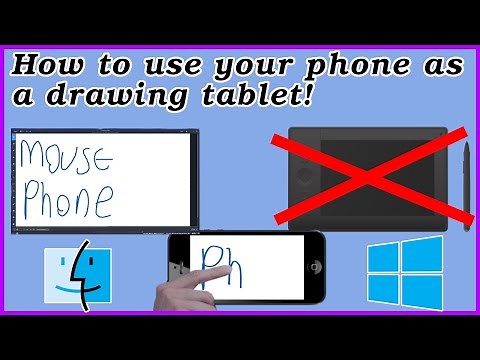 How to use your phone as a drawing tablet on Windows and Mac
