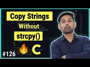 Copy Strings Without strcpy() Library Function | How to copy string without strcpy() Hindi | Nirbhay