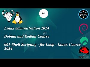 062-Shell Scripting - For loop - Linux Course 2024