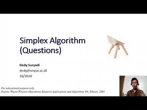 Week4. (5) Simplex Algorithm (More Questions)