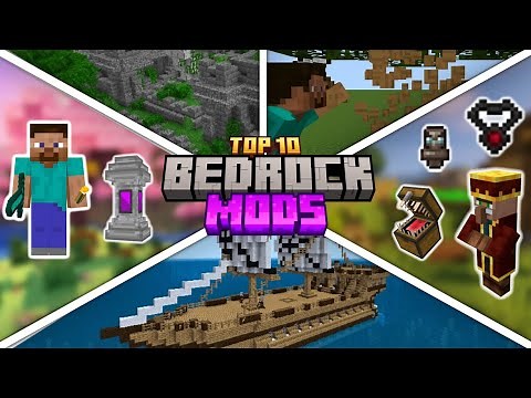 Los 10 MEJORES Mods para Minecraft Bedrock - Descarga GRATIS 2025