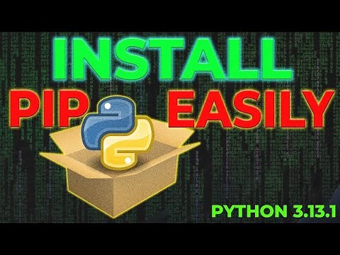 Install PIP in Python 3.13.1 | Windows 11 (2025)