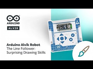 Arduino Alvik the Line Follower: Surprising Drawing Skills