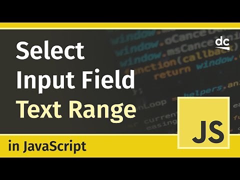 Using the setSelectionRange() method - JavaScript Tutorial
