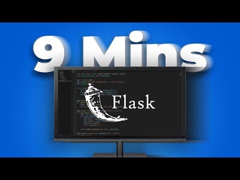Learn Flask (Python) In 9 Minutes!