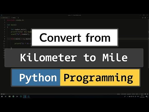 Python Program to Convert Distance from Kilometers to Miles