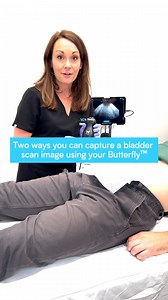 With iQ Bladder - scanning the bladder is quick and intuitive.⏱️ 👀See our newest probe in action as it gets automated bladder calculations with 3D visualizations, in seconds! https://bit.ly/4djjh8j | Butterfly Network, Inc
