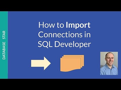 How to Import Connections in SQL Developer