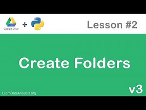 Google Drive API in Python | Create Folders