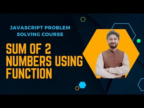 Program to Add Two numbers using Function in JavaScript