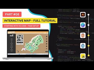 PART 8 - INTERACTIVE MAP TUTORIAL 🔴 STARTING WITH VS CODE, SETUP HTML, CSS AND JAVASCRIPT