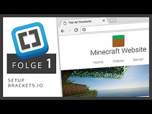 Minecraft Website erstellen - 1/8 | HTML+CSS für Anfänger | Deutsch