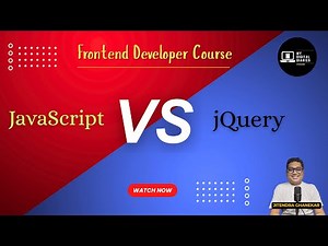JavaScript vs jQuery Explained | Frontend Developer Course | JavaScript Tutorial #javascript
