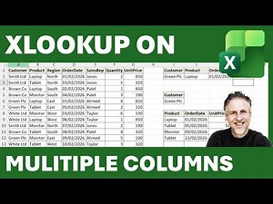 XLOOKUP Multiple Criteria in Multiple Columns and XLOOKUP Return Multiple Columns