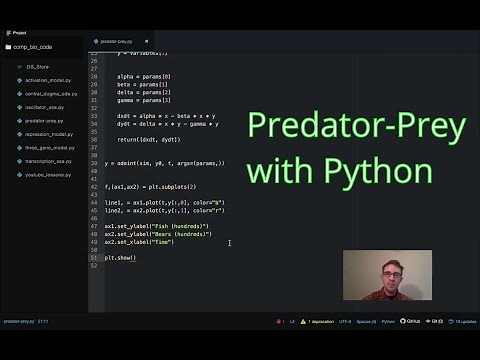 Python Code for Predator-Prey Model