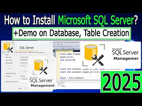 How to Install Microsoft SQL Server on Windows 10/11 | 2025 Update | SQL Server Management Studio