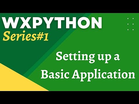wxPython Series: Tutorial 01 (Making a wxPython Window)