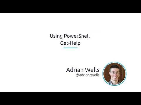 Using PowerShell Get-Help