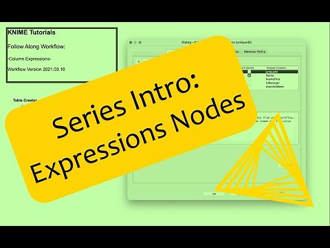 Series Introduction KNIME Expressions Nodes