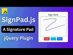 Add Electronic Signing to Your Site with SignPad: A jQuery Signature Pad Plugin
