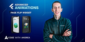 Flutter Animations: Interactive Page Flip Widget