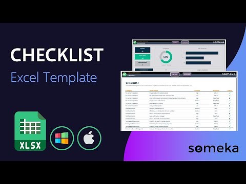Checklist Creator in Excel | Checklist Spreadsheet | Checklist Excel Template