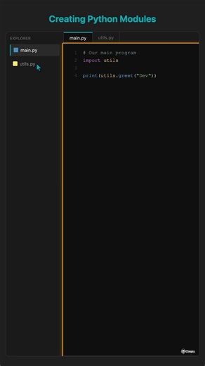 How can you create a module in Python?