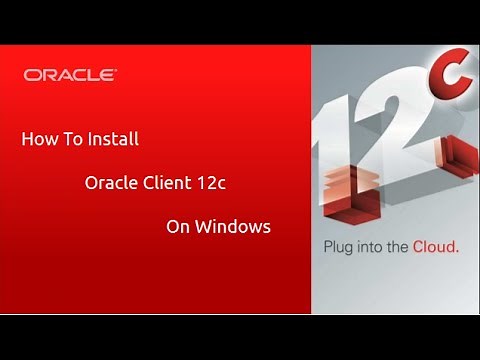 How to install oracle client on windows