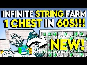 BEST 1.21! INFINITE STRING EMERALD FARM Minecraft Tutorial!