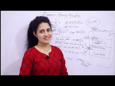 C_132 Introduction to Dynamic Memory Allocation in C | SMA vs DMA
