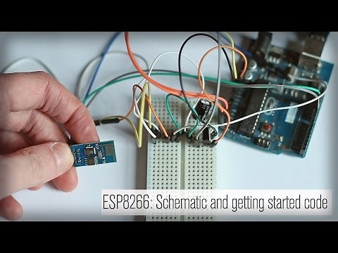 Arduino Wifi - ESP8266: Schematic and Getting Started Code