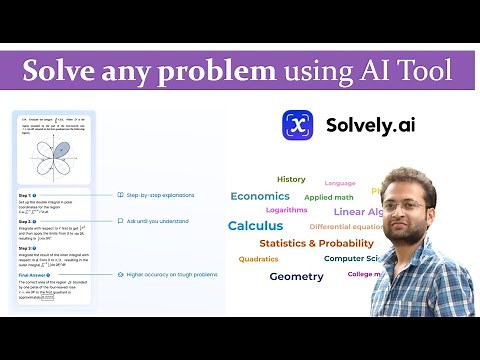 Best AI problem solver (step-by-step). Solve math problem easily using ai with detailed tutorial
