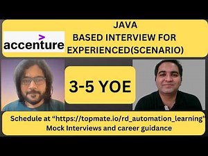 Java Interview Experience at Accenture| Real-Time Questions & Answer