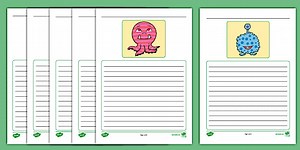 Name the Alien Writing Frames Pack