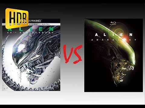 ▶ Comparison of Alien 4K HDR10 (4K DI) vs Alien Anthology Edition