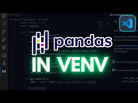 How Install Pandas in Virtual environment in Visual Studio Code - 2024