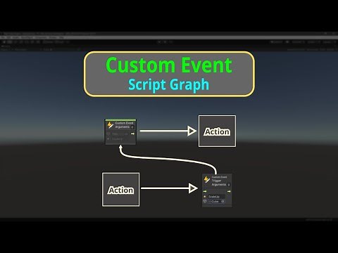 Custom Event Node | Script Graph | Visual Scripting | Unity Game Engine | @Unity3DSchool