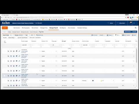 Payroll Processing Training