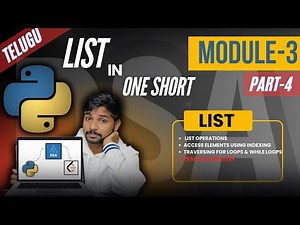 PART-4 | Ultimate DSA course in python | List Methods | List | Telugu | Unq Coders