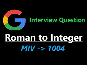 Roman to Integer - Leetcode 13 - Python