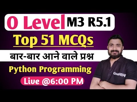 O Level M3 R5 Important Questions | Python marathon for O Level | m3 r5 o level