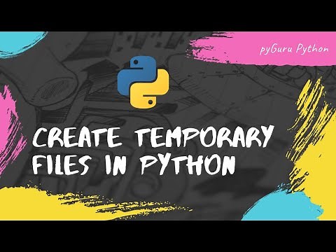 Generate / Delete temporary files using python | #pyguru