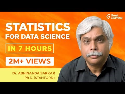 Statistics for Data Science | Probability and Statistics | Statistics Tutorial | Ph.D. (Stanford)